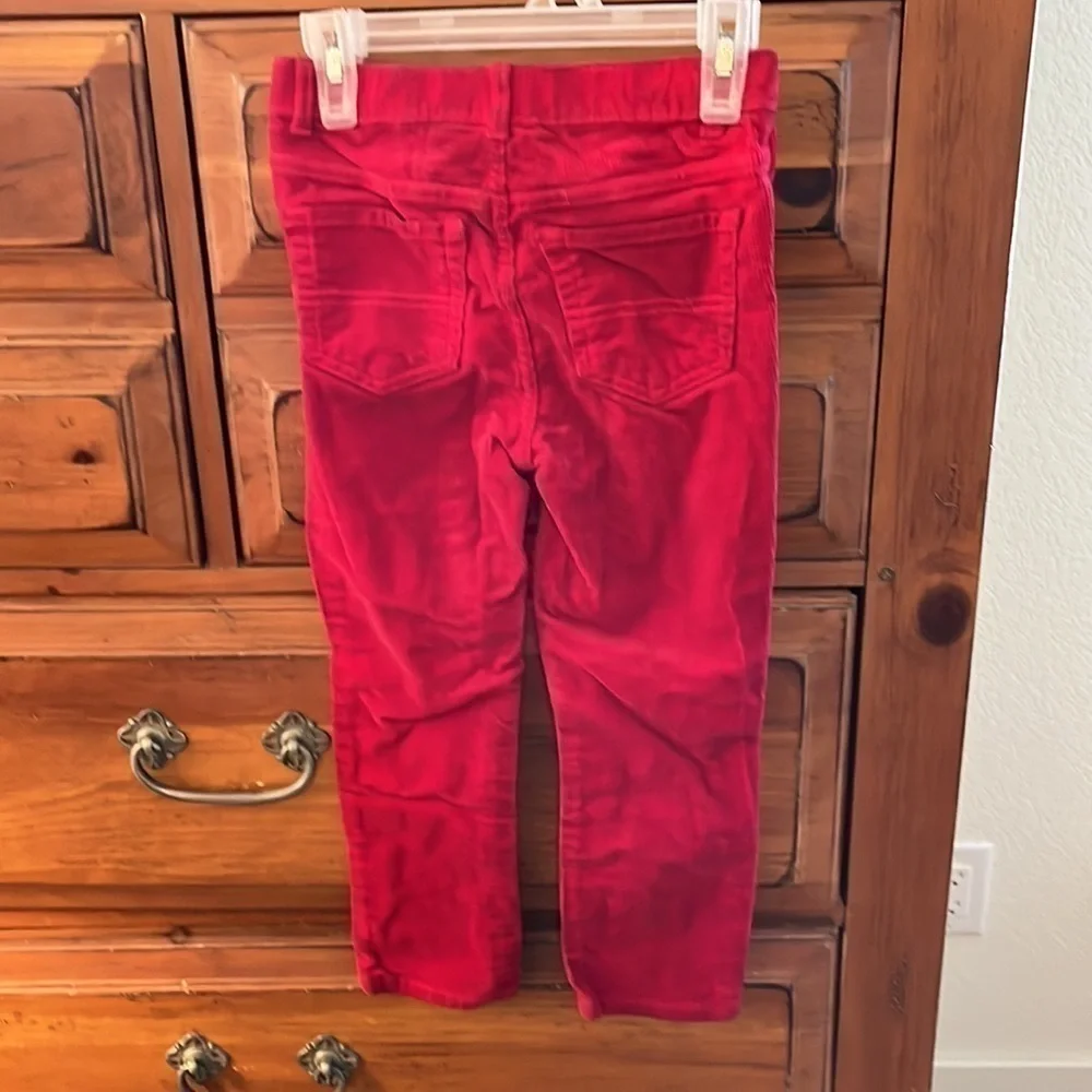 The Children’s Place Girl’s red corduroy pants size 5T preloved